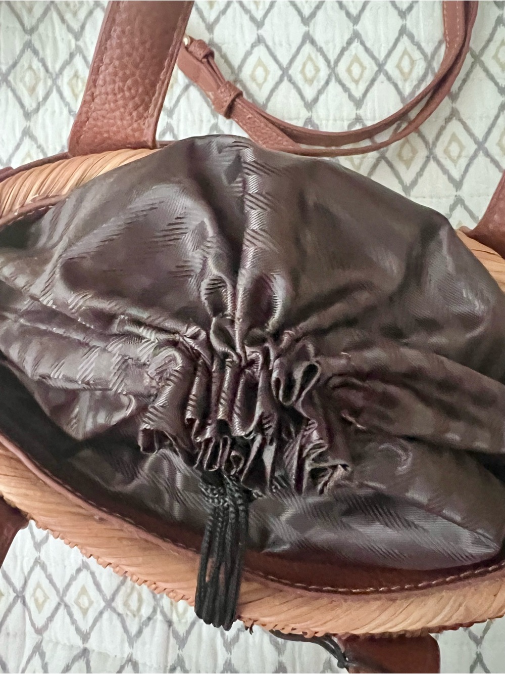 Civico 93 Italy Woven Structure Handbag - Picture 7 of 13
